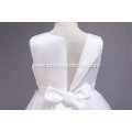 Child high quality princess girl sleeveless tulle flower white dresses for flower girl